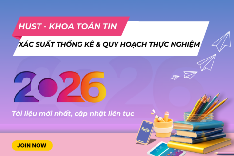 HUST - Xác suất thống kê & Quy hoạch thực nghiệm