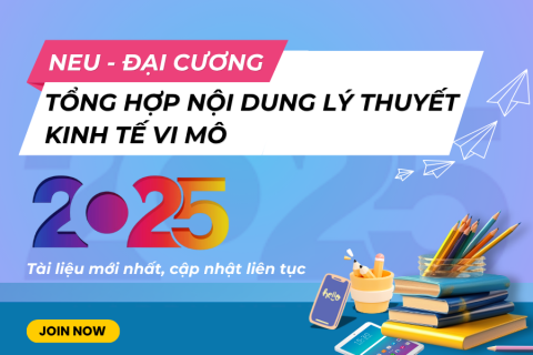 NEU Tổng hợp nội dung lý thuyết Kinh tế vi mô