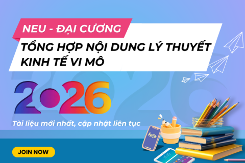 NEU Tổng hợp nội dung lý thuyết Kinh tế vi mô