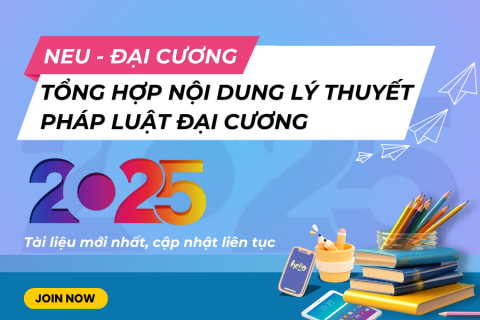 NEU Tổng hợp nội dung lý thuyết Pháp luật đại cương