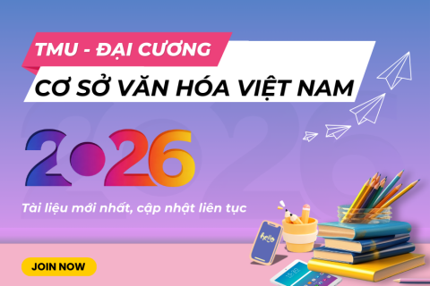 TMU - Cơ sở văn hóa Việt Nam