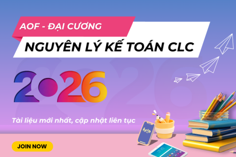 AOF - Nguyên lý kế toán CLC