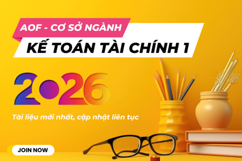 AOF - Kế toán tài chính 1 CTC