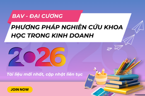 BAV - Phương pháp nghiên cứu khoa học trong kinh doanh