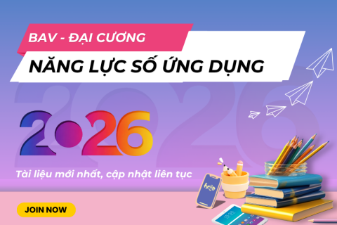 BAV - Năng lực số ứng dụng